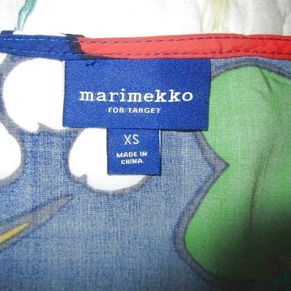 MARIMEKKO Maija KUKKATORI Mini Size XS DRESS Tunic SHIFT Retro MOD Target 70s - Picture 8 of 13